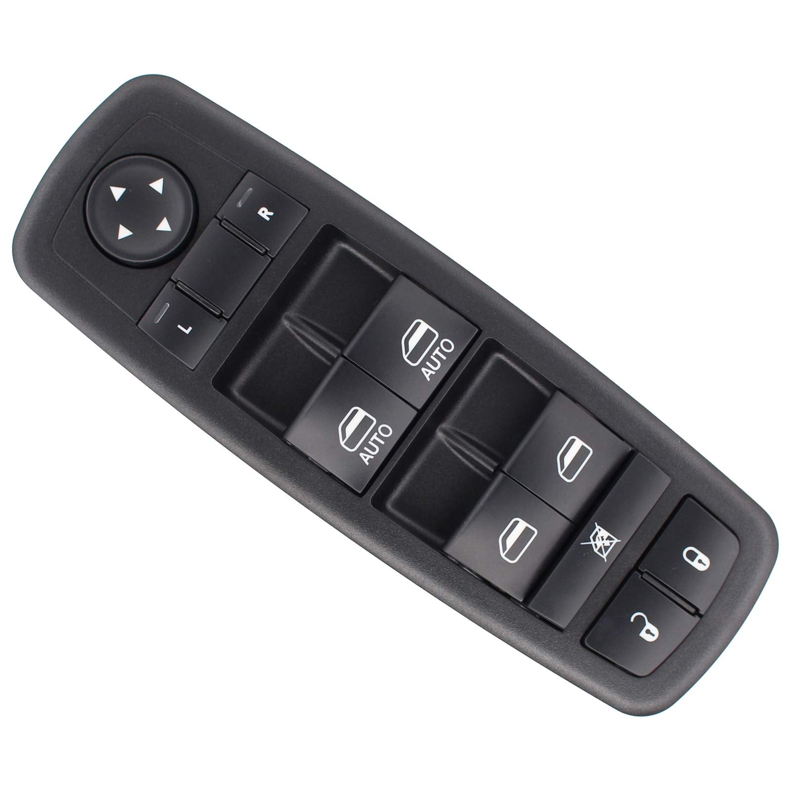 NewYall front left switch installed in dashboard shows easy, direct replacement.
