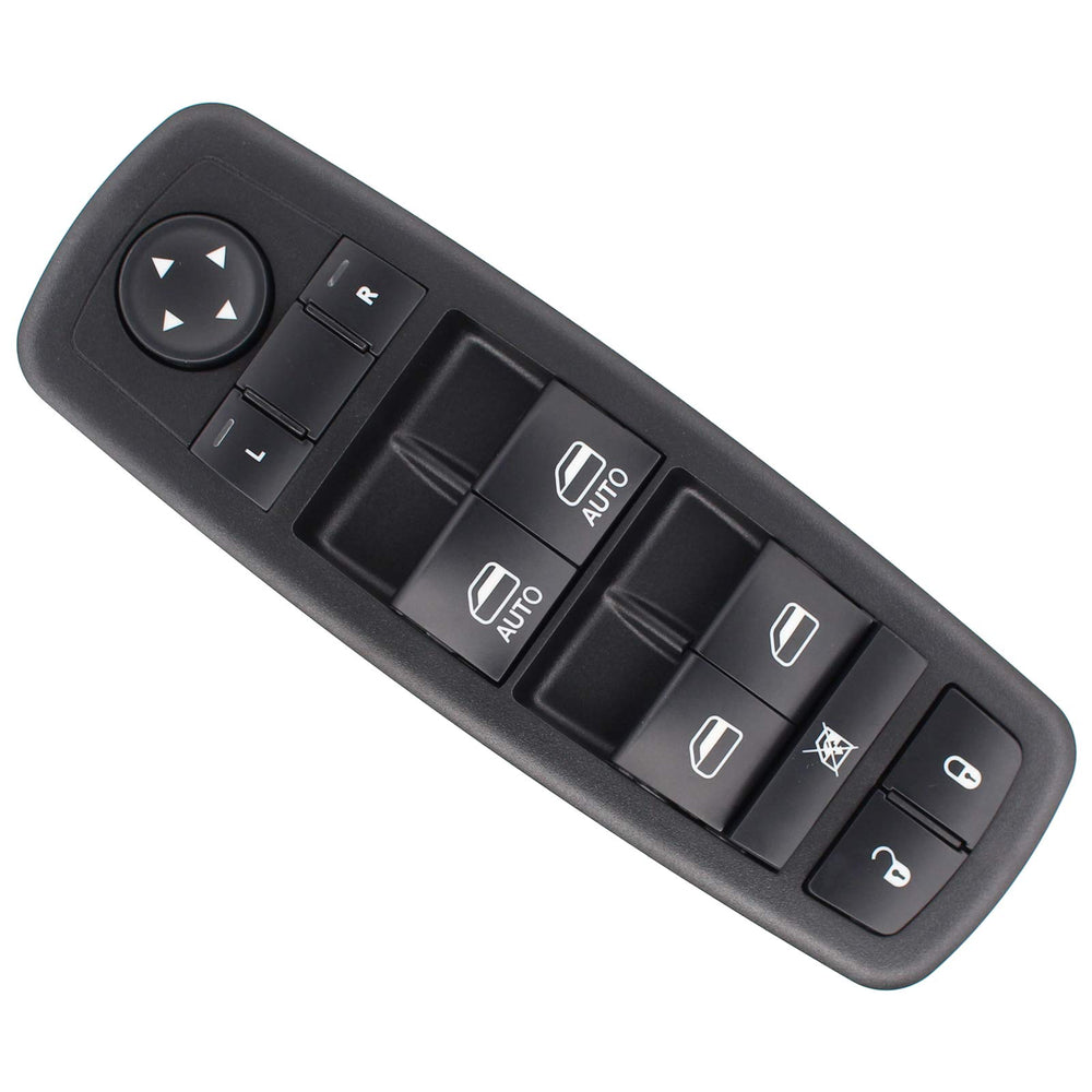NewYall front left switch installed in dashboard shows easy, direct replacement.