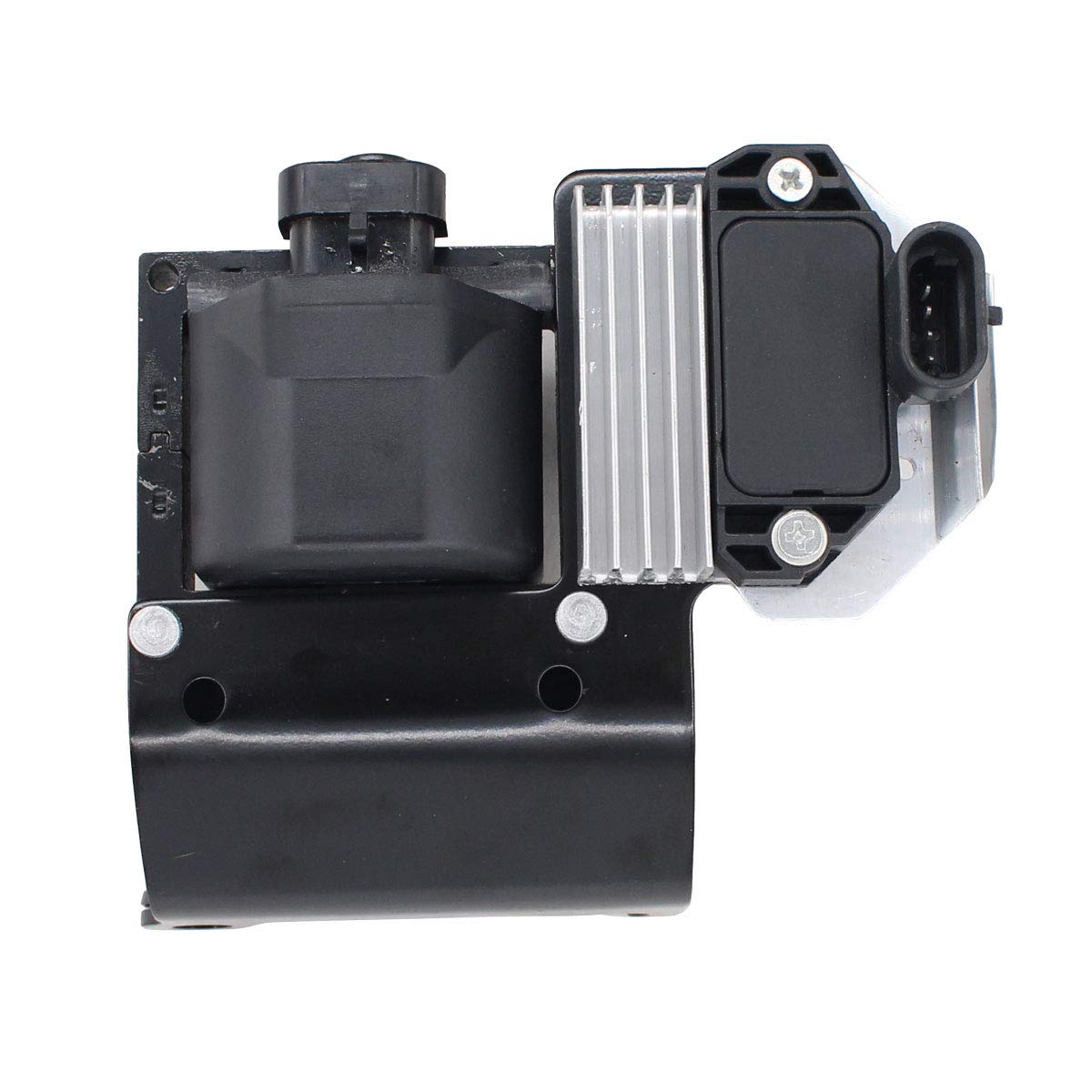 NewYall ignition coil with control module for Buick and GMC vehicles improving ignition reliability.
