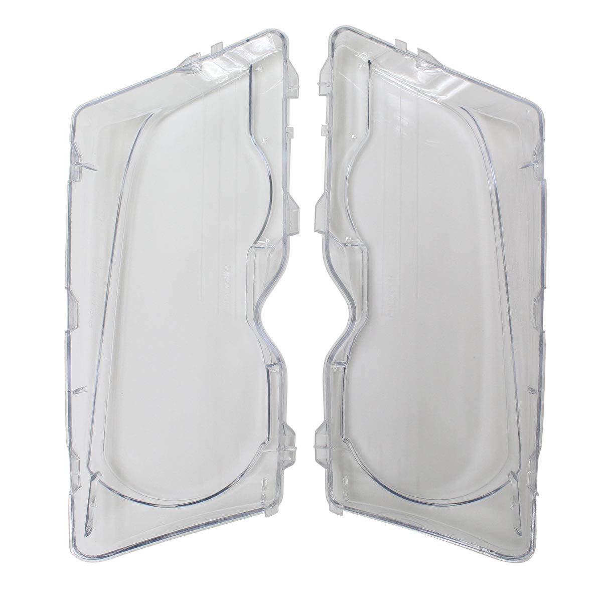 NewYall left driver clear headlight lens cover for BMW E46 improves night visibility