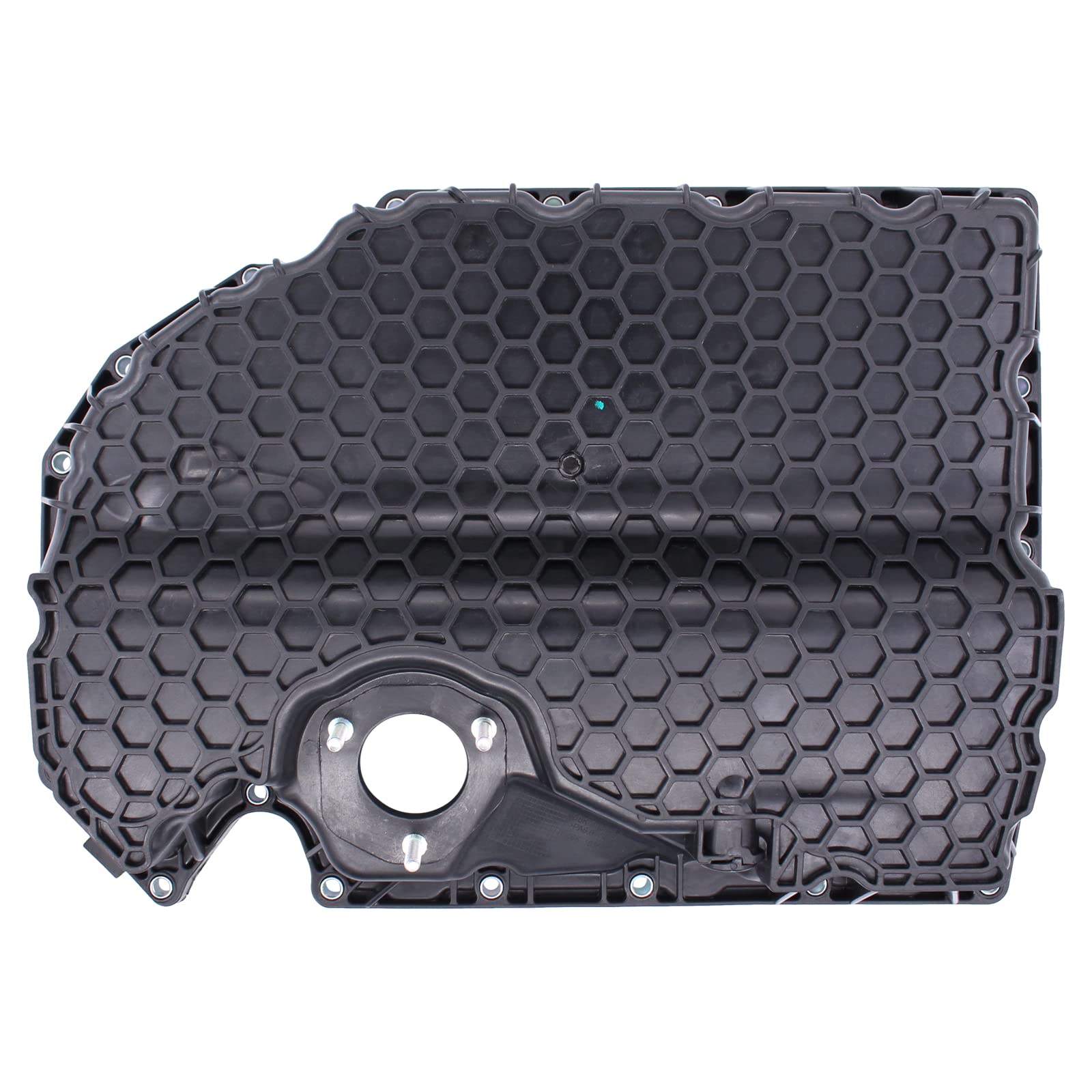 NewYall lower engine oil pan closeup – corrosion-resistant finish supports long-term durability.