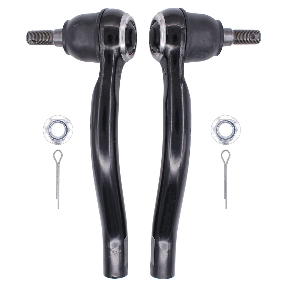 NewYall outer front left tie rod end close view for precise steering control.