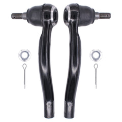 NewYall outer front left tie rod end close view for precise steering control.