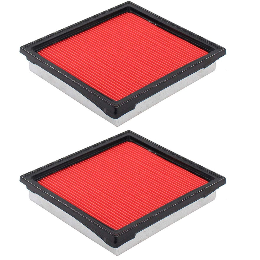 NewYall engine air filter pack of 2 for Infiniti G35 improves intake air quality
