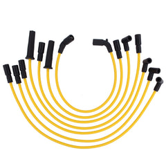 NewYall 8mm spark plug wire set closeup showing durable insulation for reliable ignition