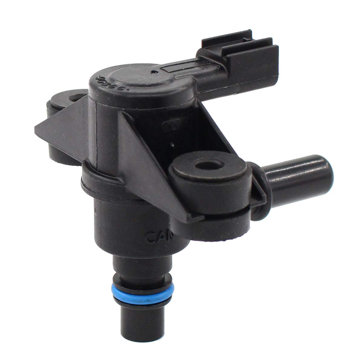 NewYall purge control valve side angle, highlighting compact design for compatible Ford vehicles.