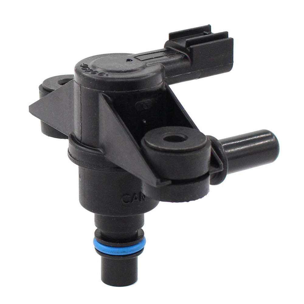 NewYall purge control valve side angle, highlighting compact design for compatible Ford vehicles.
