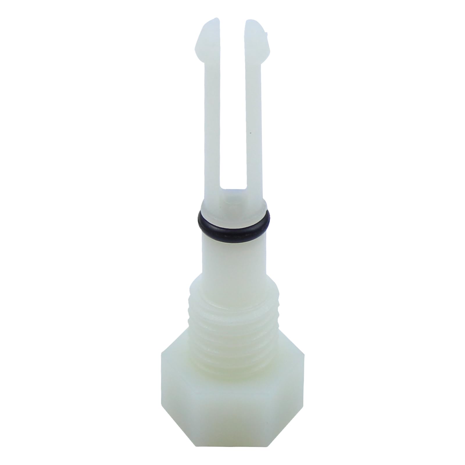 NewYall radiator drain plug on Ford F-150 for easier coolant maintenance