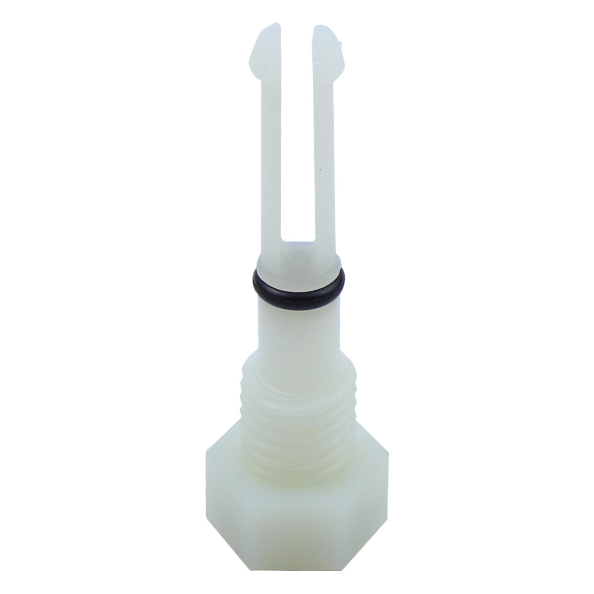 NewYall radiator drain plug on Ford F-150 for easier coolant maintenance