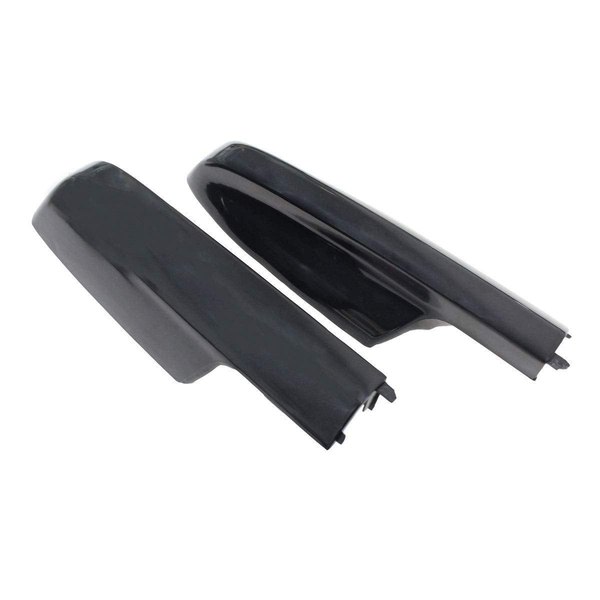 Close-up of durable black end cap for Highlander roof rail
