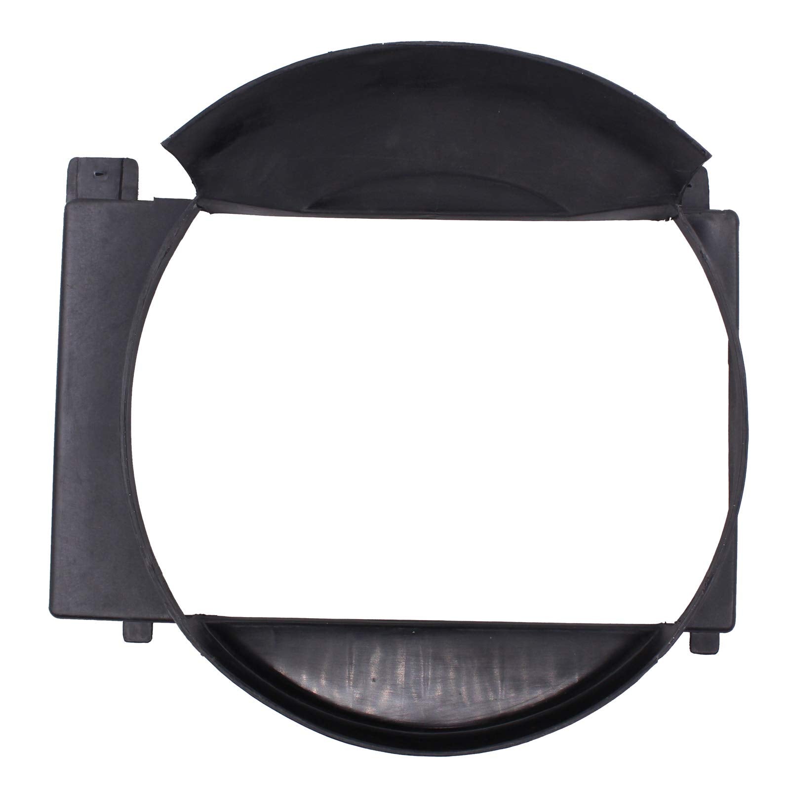 NewYall single fan shroud for Jeep Cherokee side view supports efficient fan operation.
