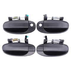 NewYall textured matte black exterior door handle for Chevrolet Aveo front-left, durable grip
