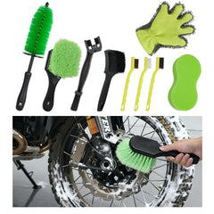 NexaBrush 9-pack Chain Brush cleans chains efficiently without scratching metal