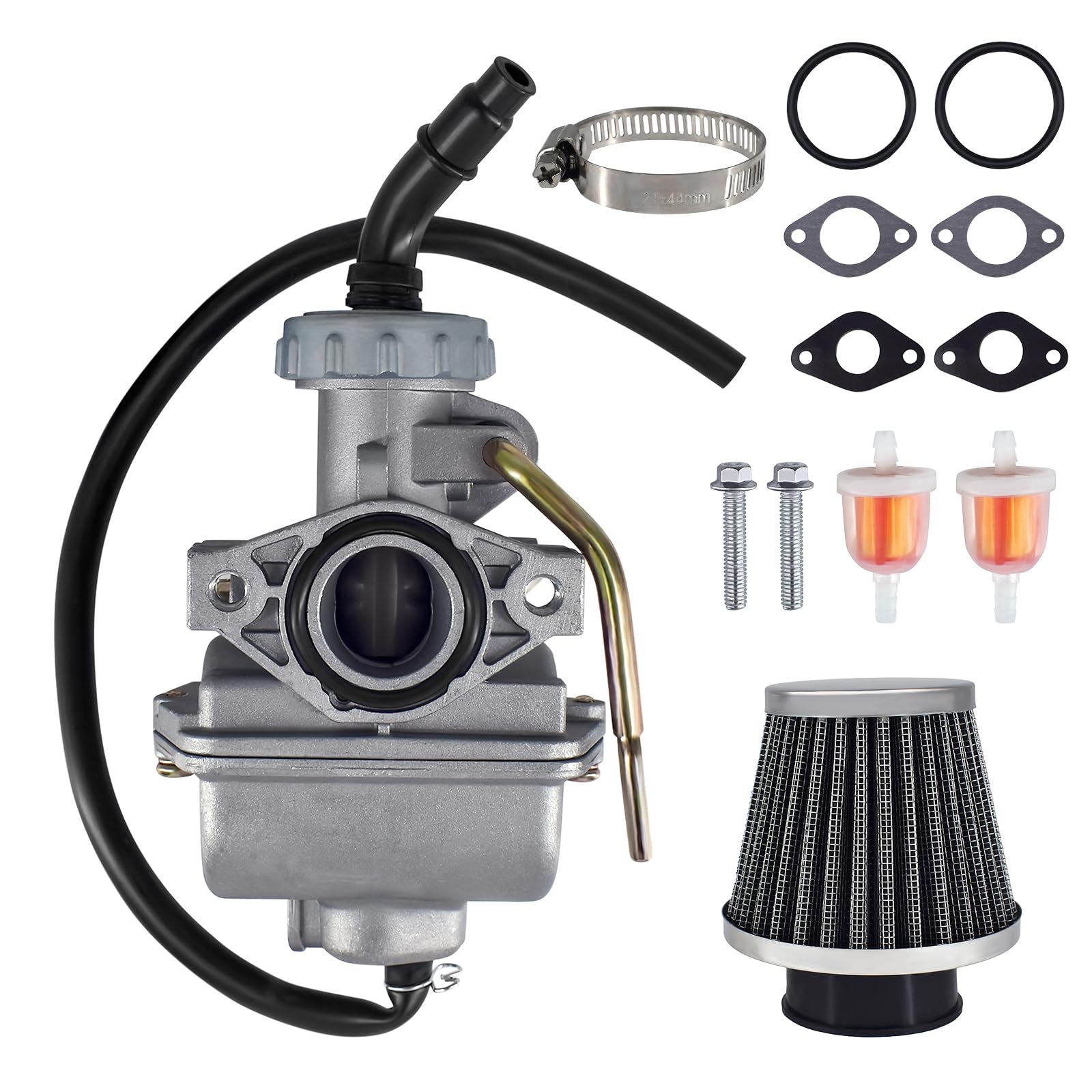 NexaNova PZ20 carburetor kit for Kazuma Baja 50cc with potential throttle improvement.