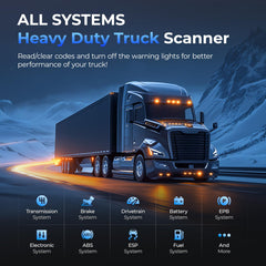 NEXAS NL102 full-system diagnostics screen enables comprehensive truck fault detection
