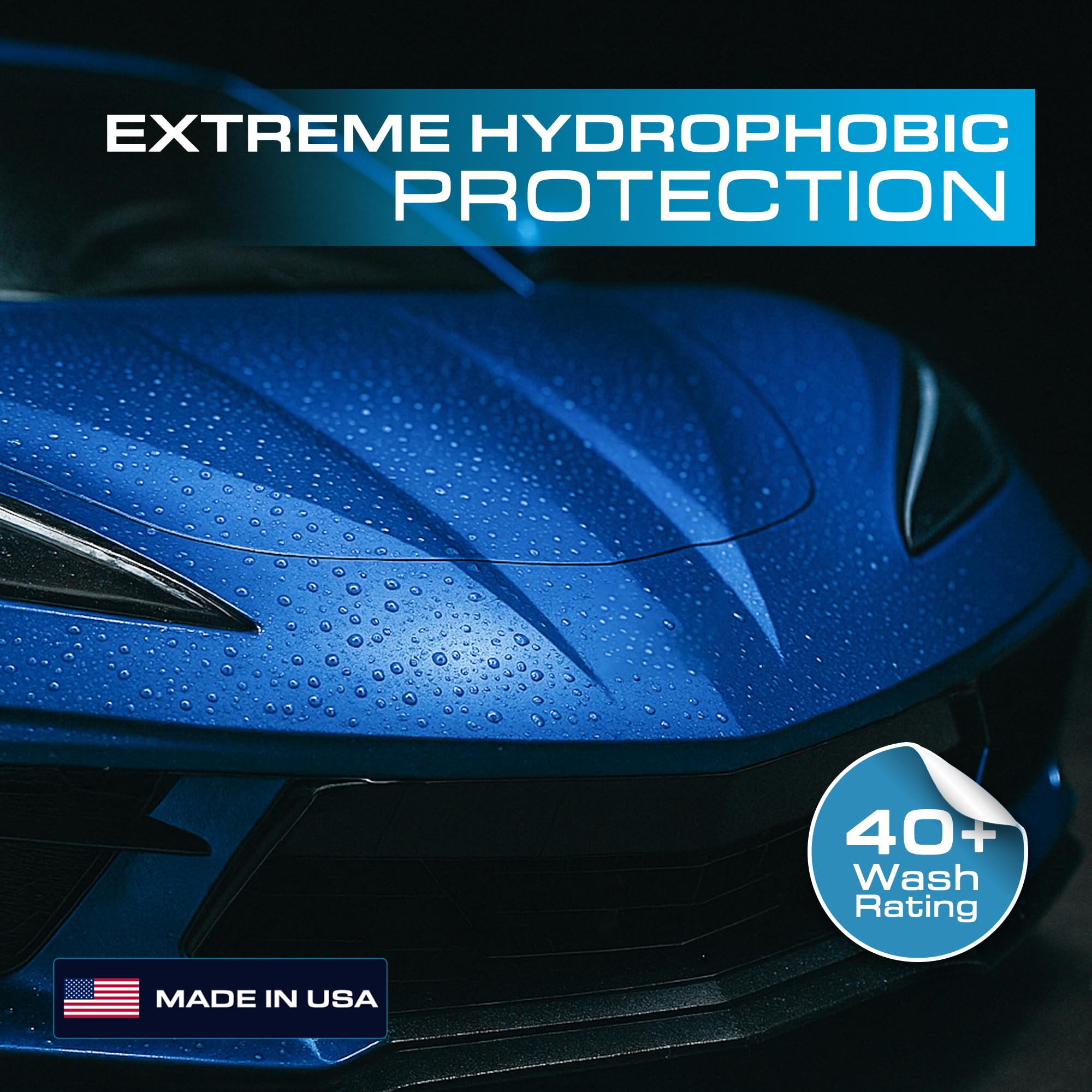 Nexgen Ceramic Spray forms a protective film on exterior panels.