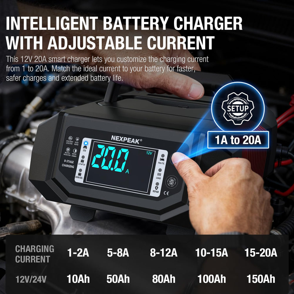NEXPEAK LOAD mode maintains 13.8V while powering devices