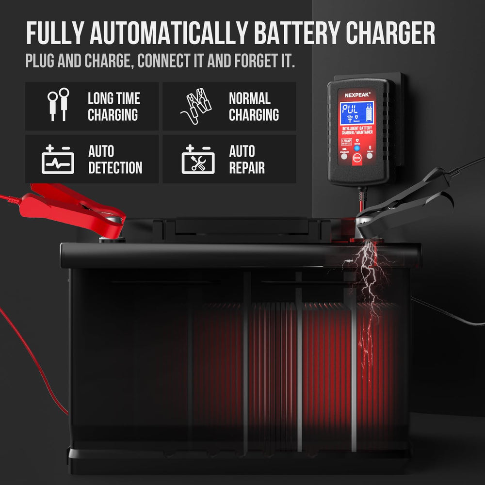 NEXPEAK pulse repair feature helps revive aging batteries safely