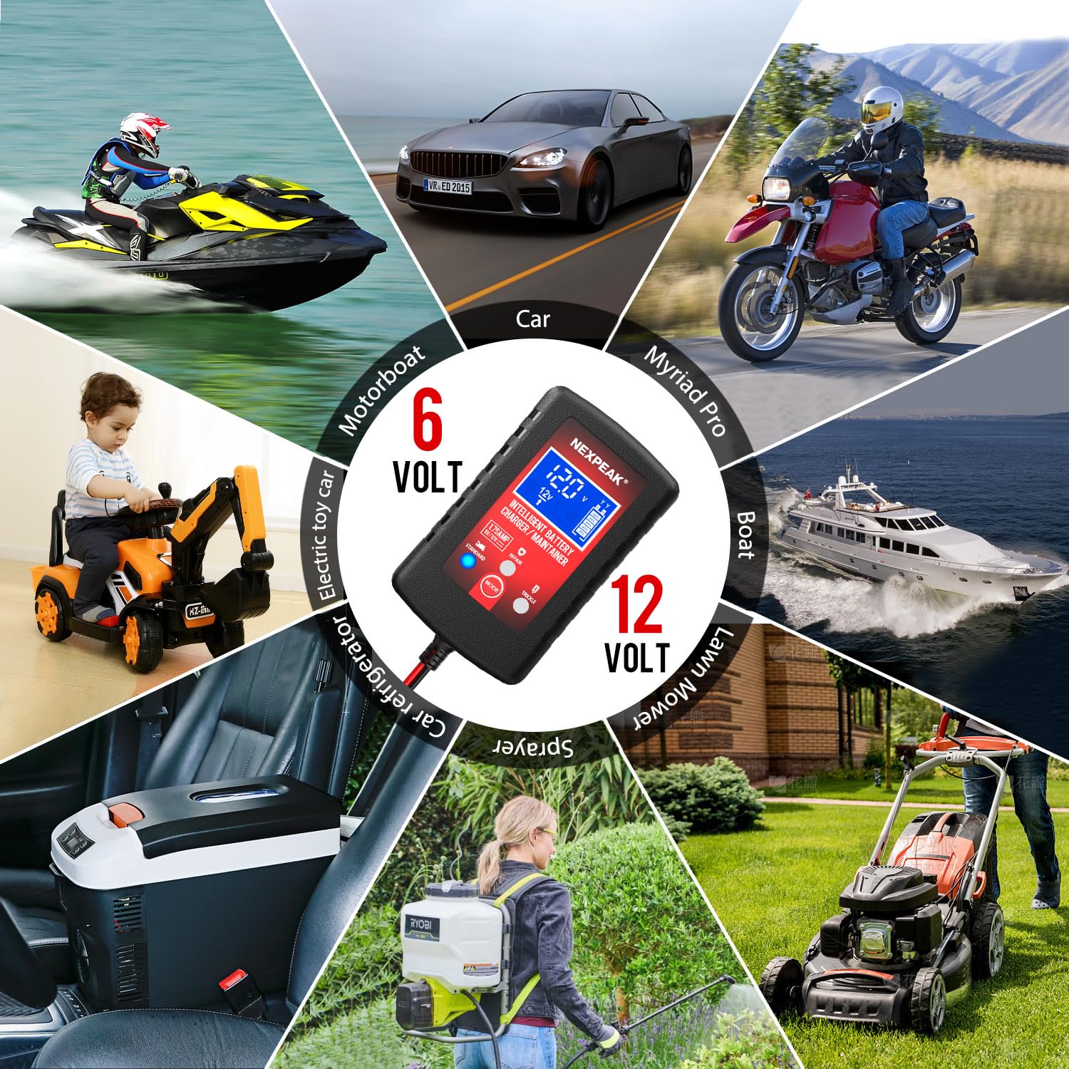 NEXPEAK safety protections guard against shorts, overcharges, and temperature