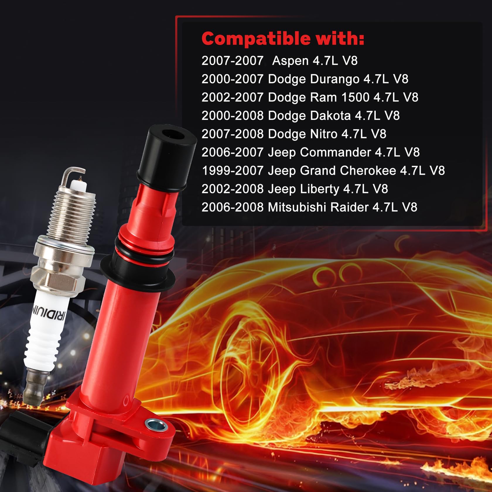 Nextirrer coil-pack in box with label for easy vehicle maintenance.