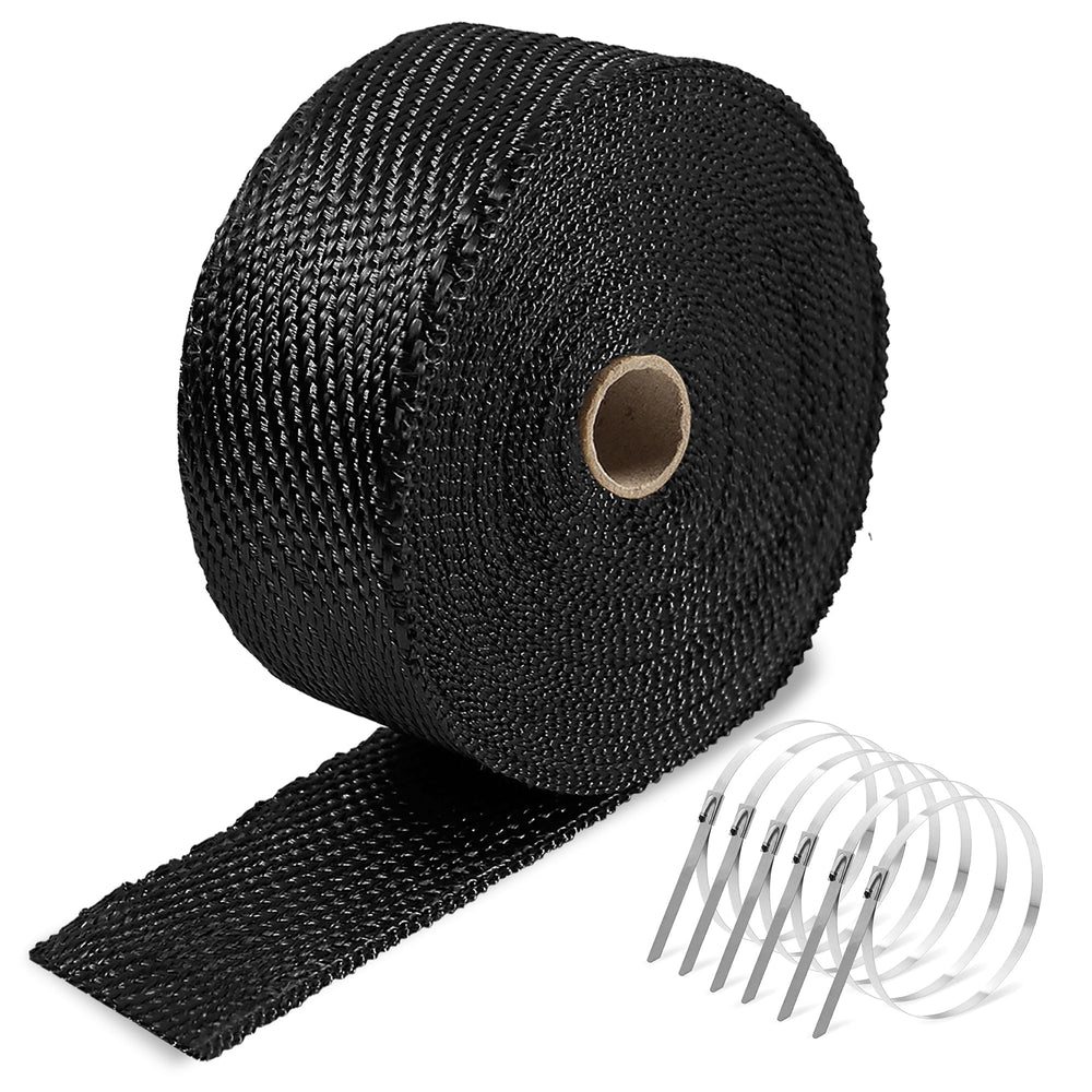 NEZUIBAN exhaust wrap roll ready for full header wrapping to reduce radiant heat.