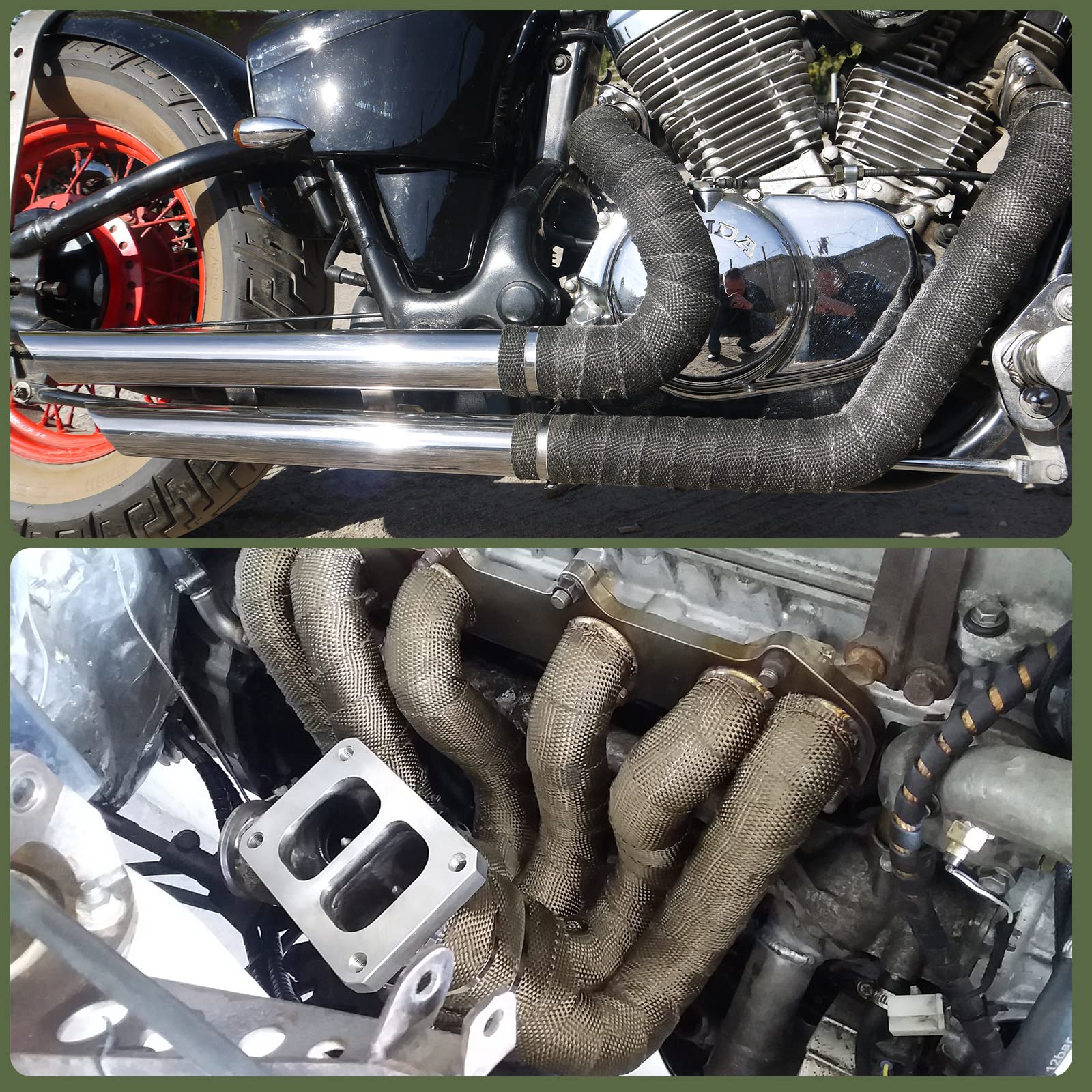 NEZUIBAN heat shield tape supports engine bay cooling.