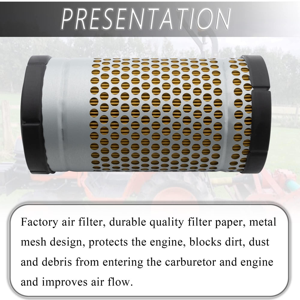 NFSpeeding Kubota B1610 air filter installed on tractor intake