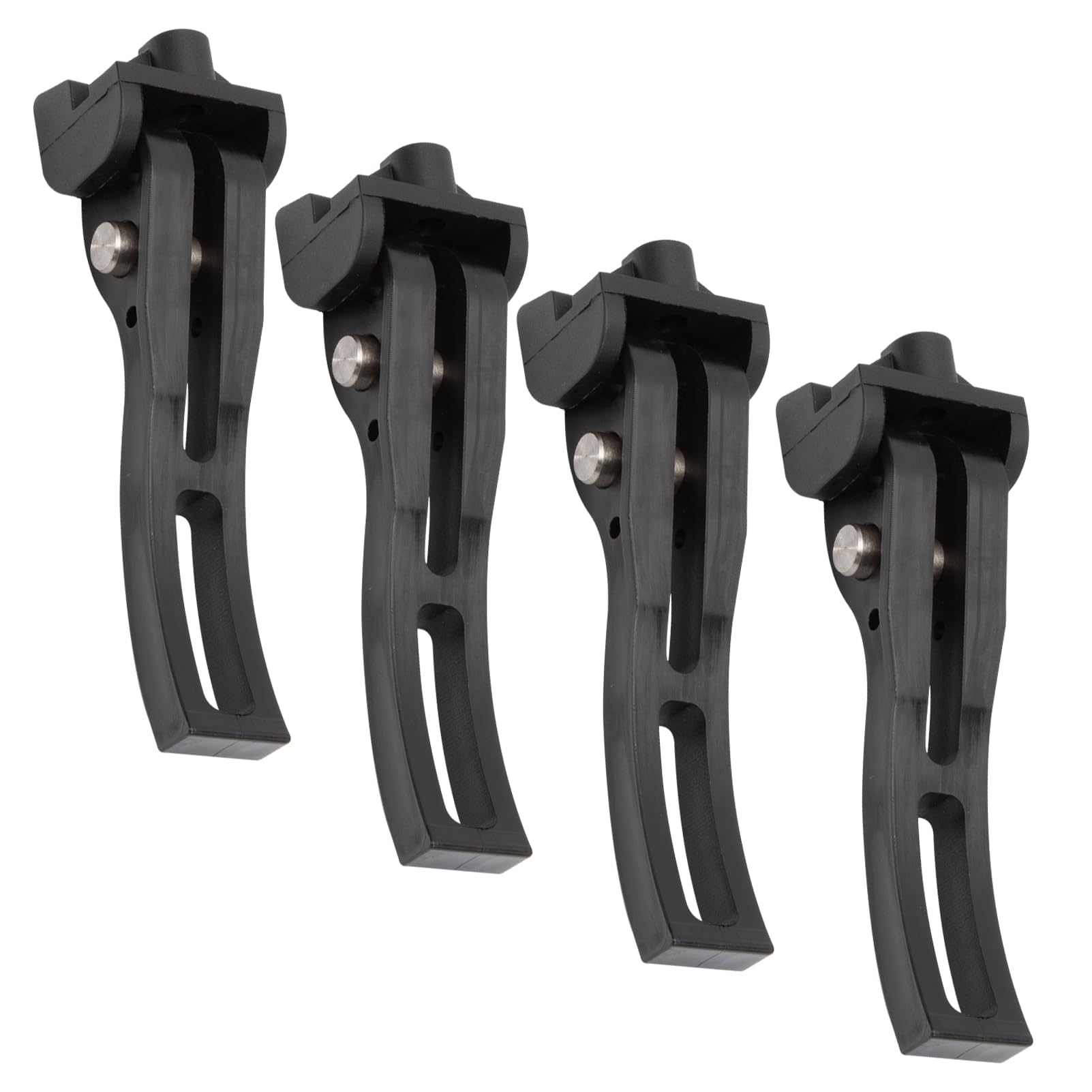NFSpeeding tonneau clamps 4pc, front view, universal replacement for folding covers