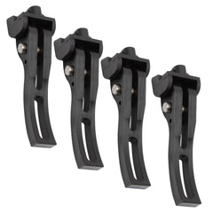 NFSpeeding tonneau clamps 4pc, front view, universal replacement for folding covers