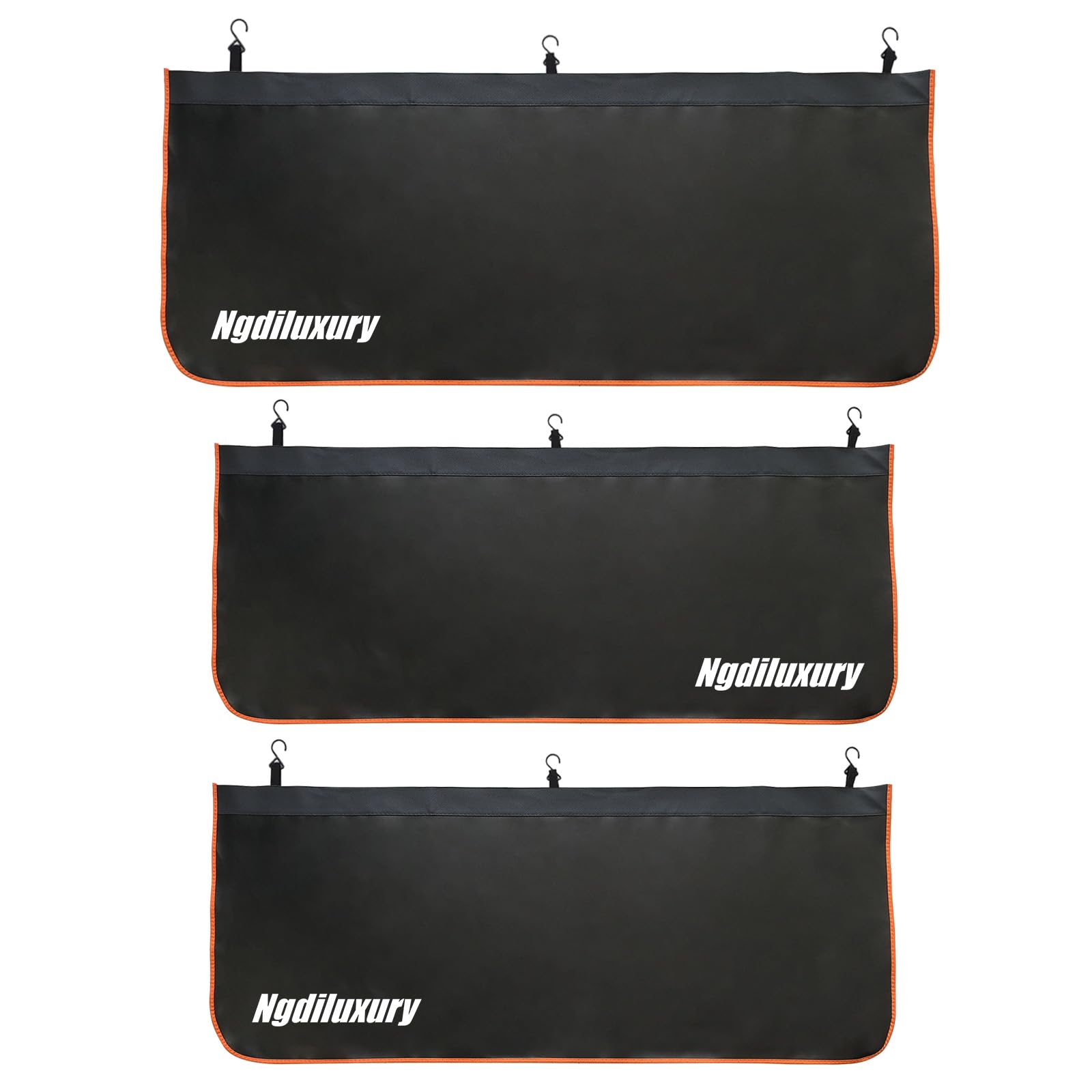 Ngdiluxury Fender Covers front view protects vehicle during maintenance.