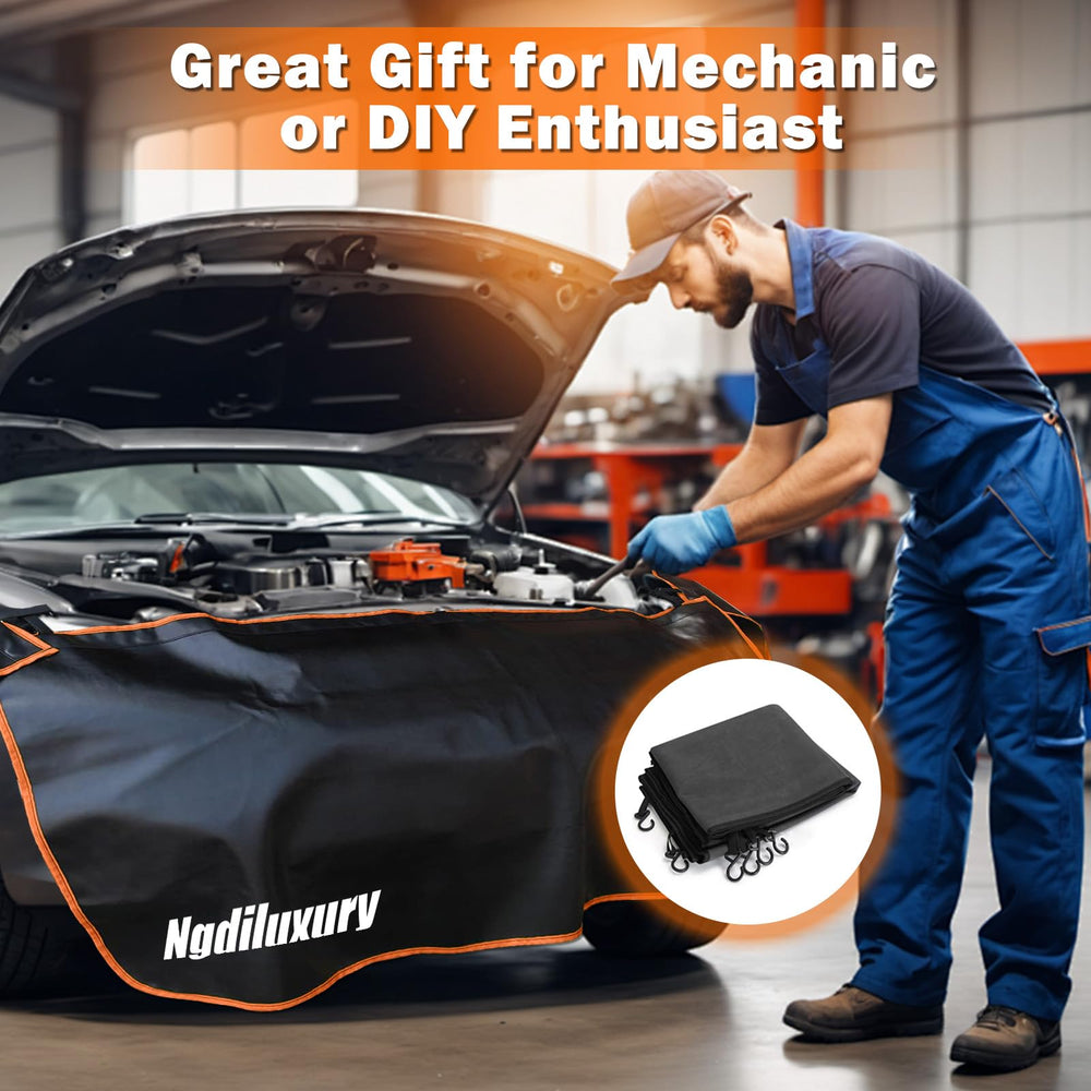 Ngdiluxury Fender Covers full 3-piece protection during maintenance.