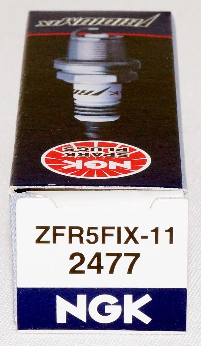 NGK 2477 spark plug installation guide image emphasizing proper torque.