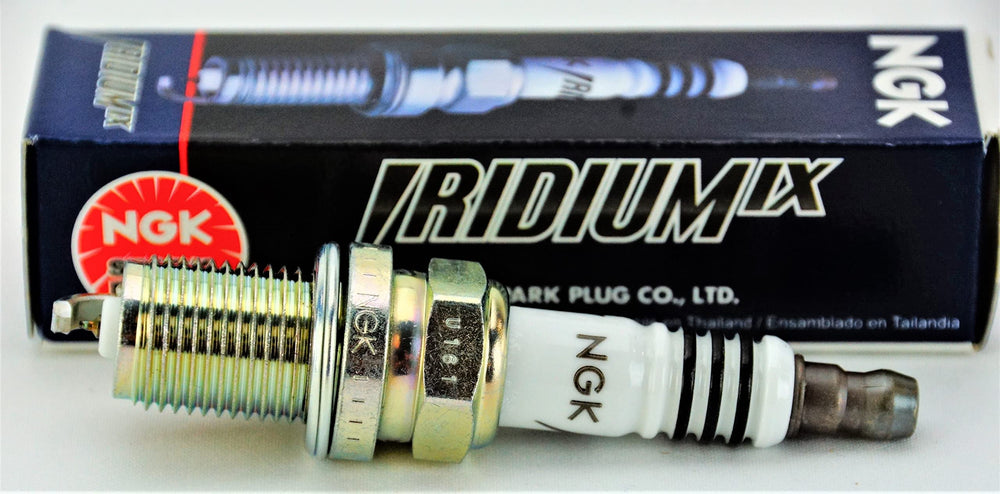 NGK Iridium IX spark plug performance engine visualization suggesting high heat durability