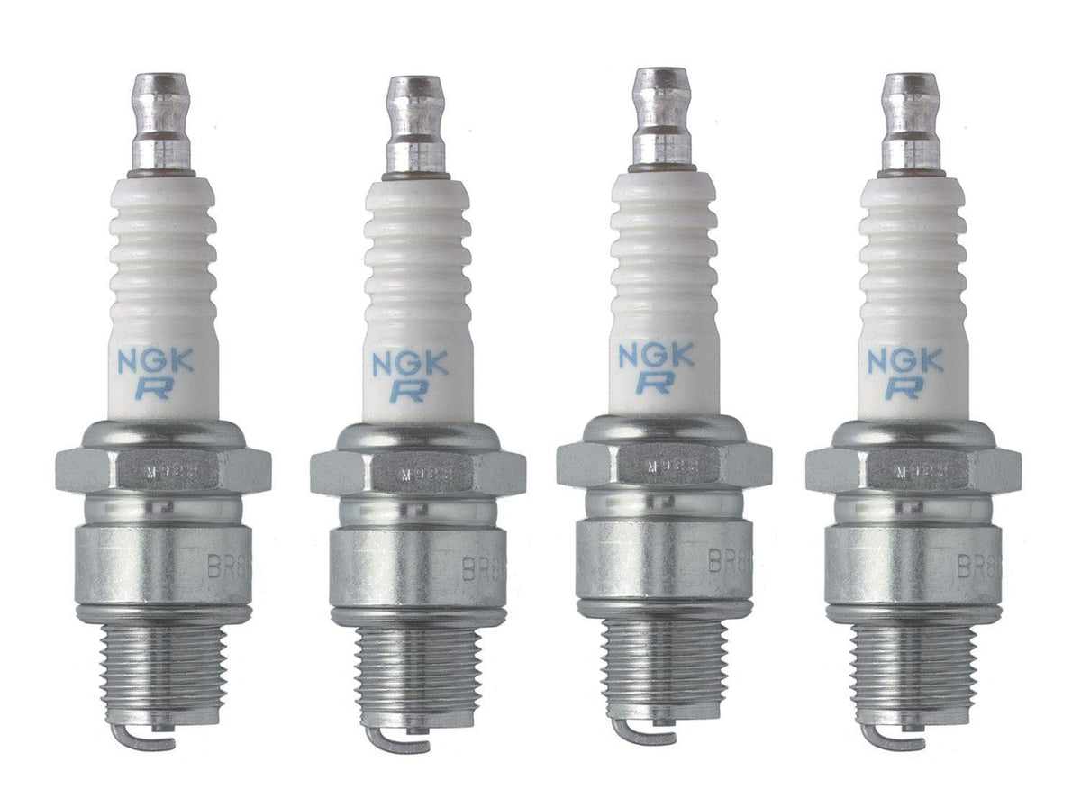 NGK 3922 BR6HS spark plugs pack four for replacement.