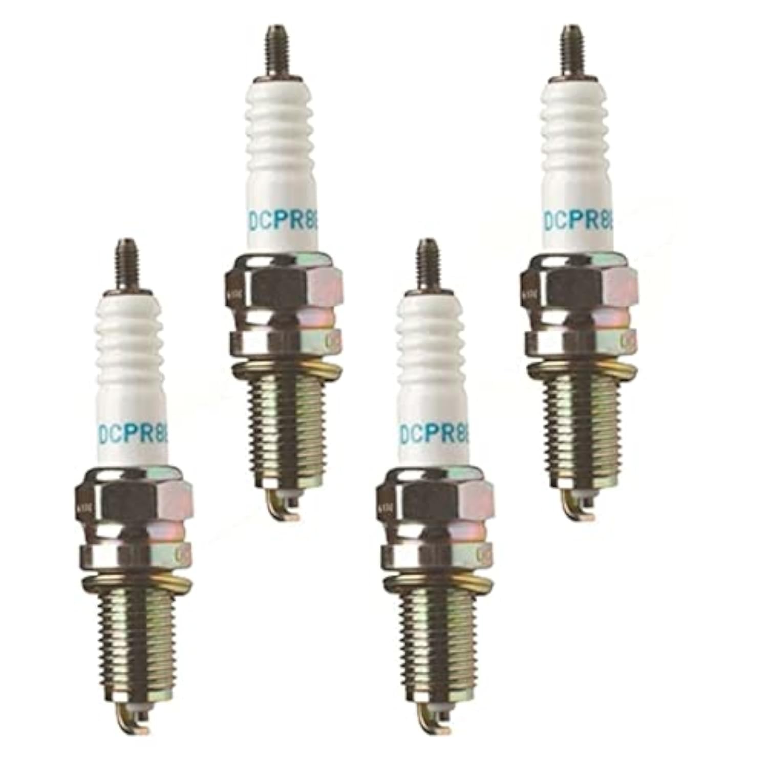NGK 4339 spark plug pack front view for easy fitment check