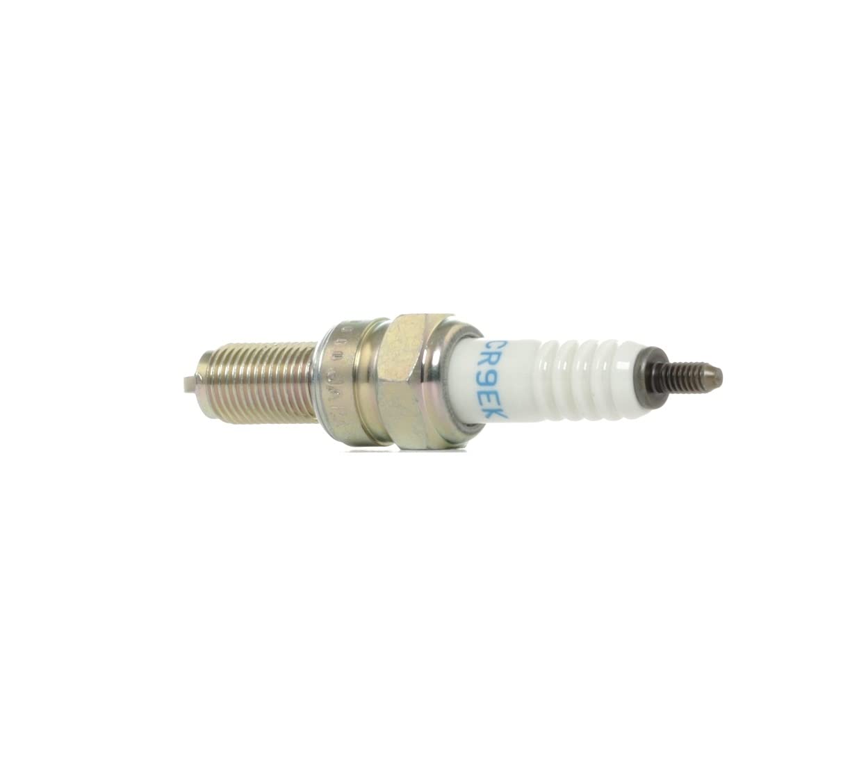 NGK CR9EK spark plugs with two ground electrodes for ignition stability