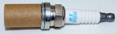 Spark plug tip close-up highlighting laser Iridium technology
