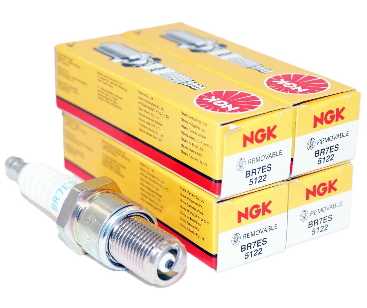 NGK BR7ES spark plug four-pack for dependable ignition