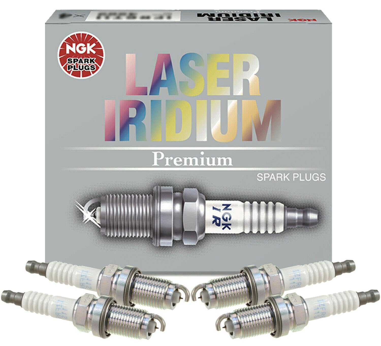 NGK 5266 Laser Iridium spark plugs, IZFR6K-11S, promoting smooth starts and improved efficiency.