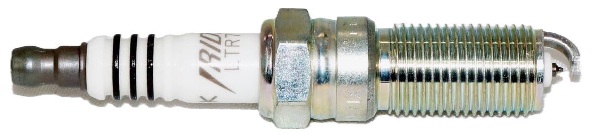 NGK spark plug iridium-tip detail showing premium construction and longevity