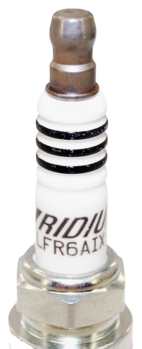 NGK 6619 iridium spark plugs heat-range close-up for efficient combustion.