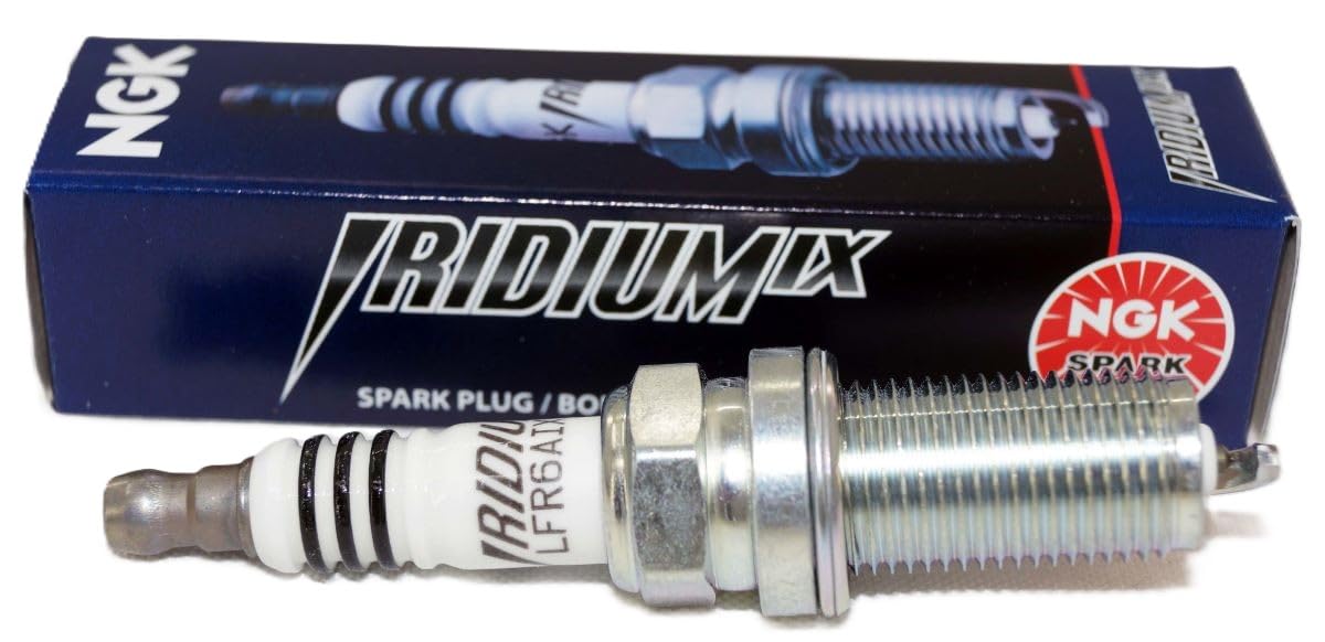 NGK 6619 iridium spark plugs six-pack packaging highlight value.