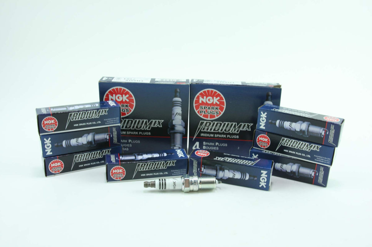 NGK 7164 Iridium IX spark plugs 8-pack for OEM-grade reliability