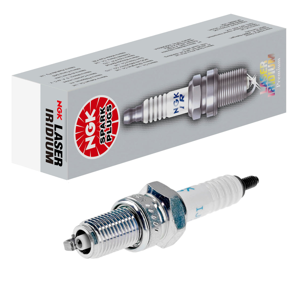 NGK 7901 spark plug with laser iridium center electrode for durable ignition