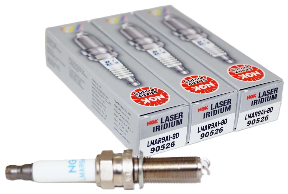 NGK 90526 spark plug pack, exact replacement for Maverick X3 engines.