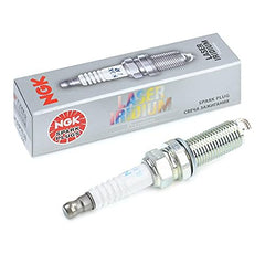 NGK 94124 ILKAR7L11 spark plug tip close-up showing durable laser iridium electrode.