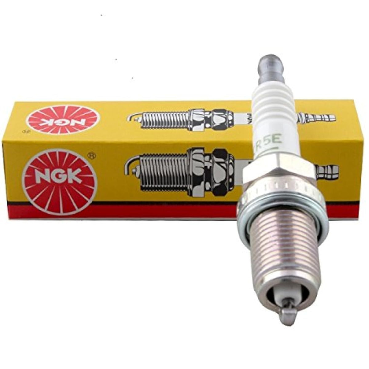 NGK BKR5E spark plug 4-pack for multiple vehicles