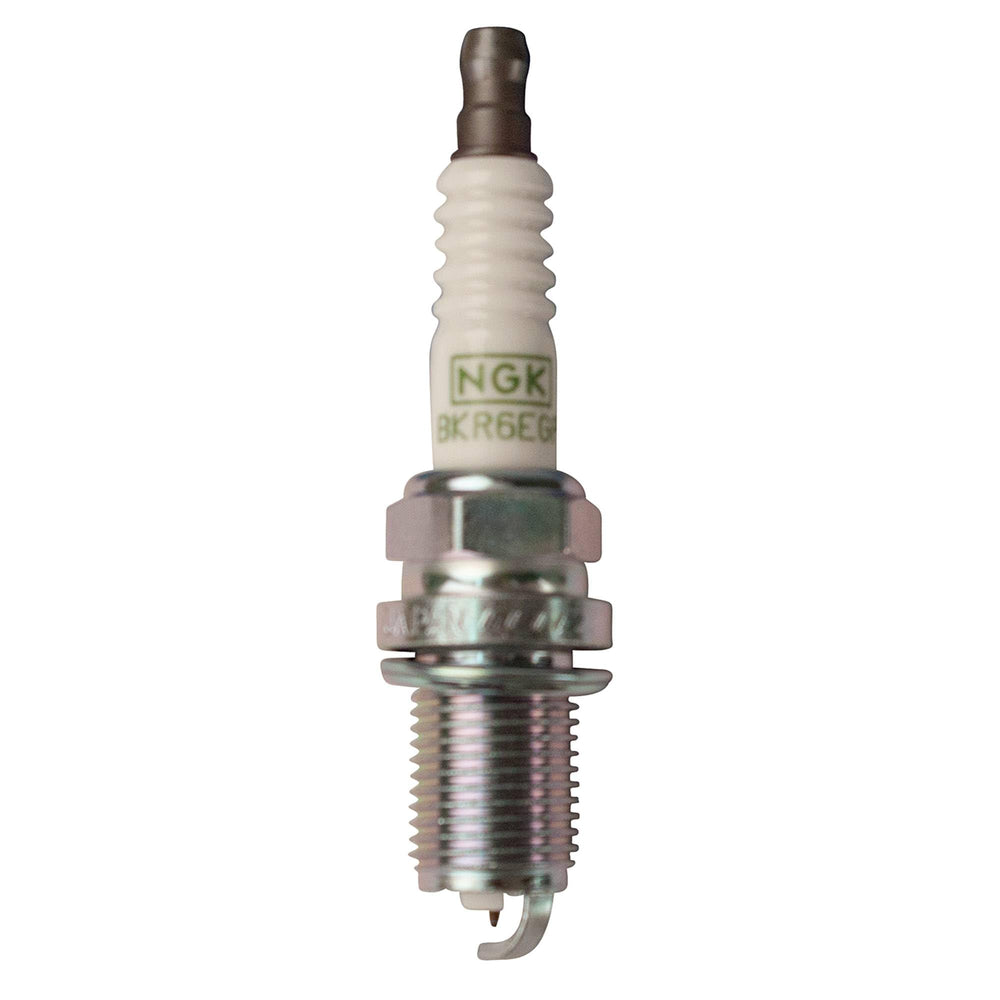 NGK BKR6EGP G-Power spark plug pack of four for OEM-grade replacement in engines.