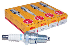 NGK BPR2ES box and spark plug showing packaging and components for easy identification.