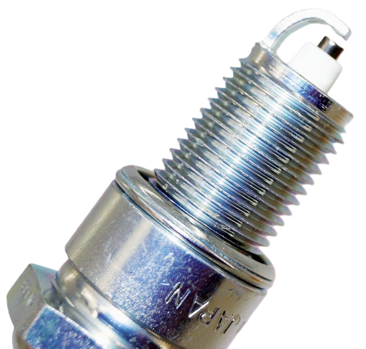 NGK BPR2ES corrosion-resistant zinc-dipped shell guards against wear.